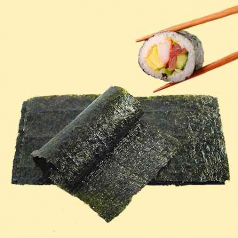 Half cut roasted seaweed