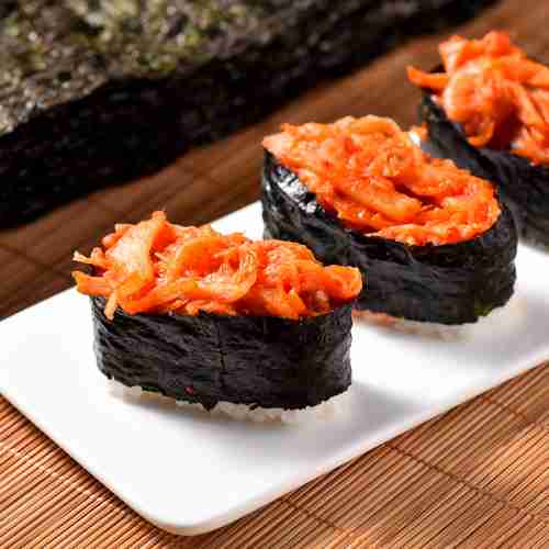 Six cut roasted seaweed