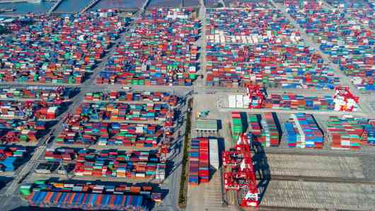 CONTAINER SHIPPED ABROAD EACH MONTH